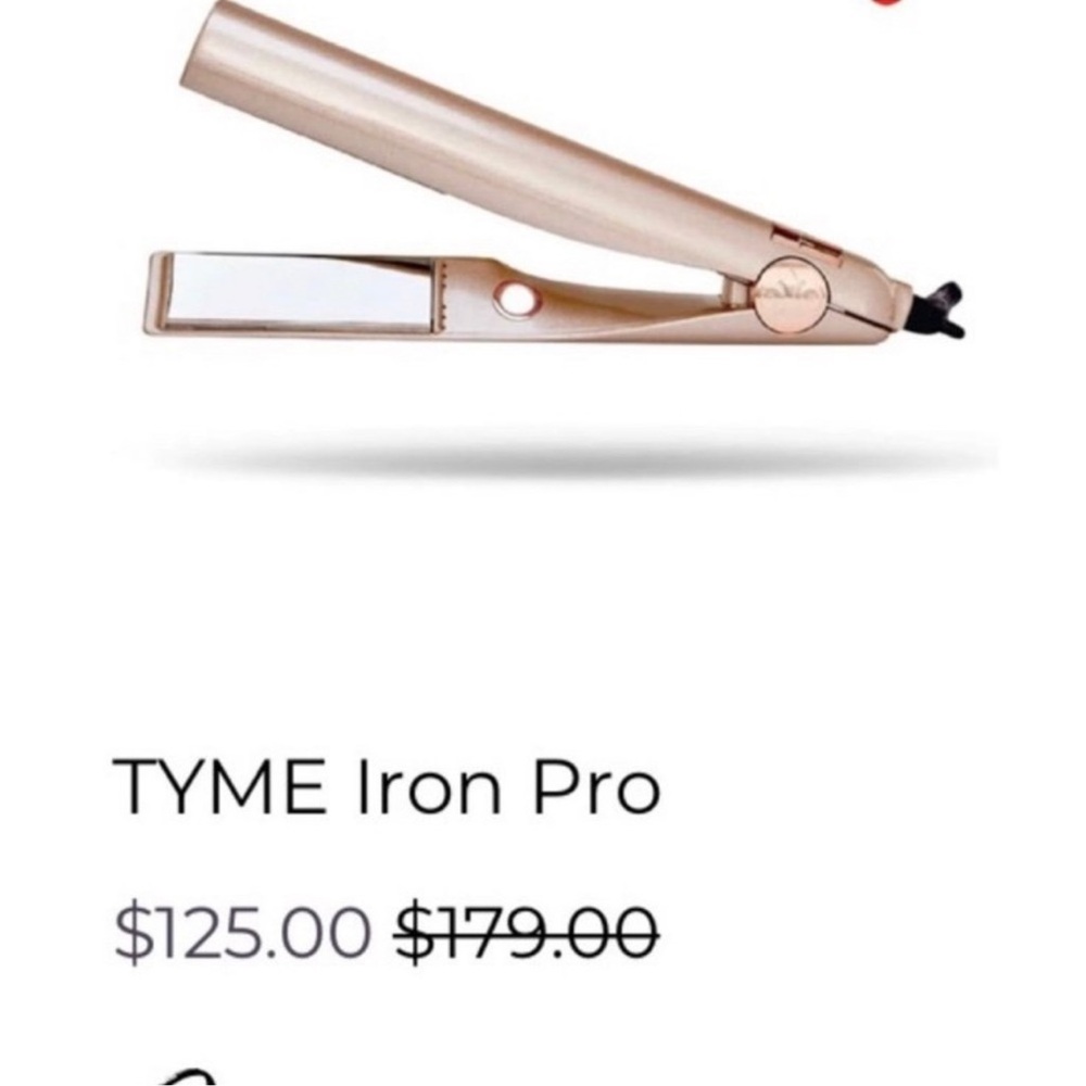 TYME Iron Pro Hair Tool - Gold